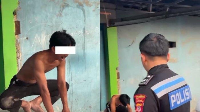 Pria di Karawang Kesurupan Saat Ditilang Polisi