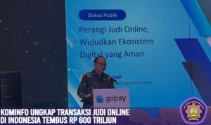 Kominfo Ungkap Transaksi Judi Online di RI Tembus Rp 600 Triliun